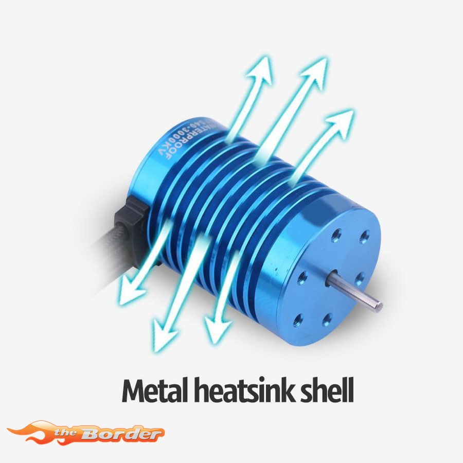 SURPASS F540 Brushless 1/10 Motor Blue 3300KV Waterproof BRP3650S