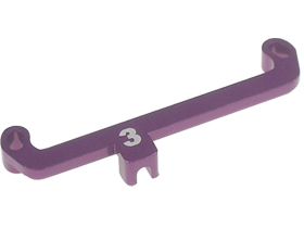 3 Racing Front Toe In Out Linkage 2 Degree For Mini-Z AWD awd-10/3