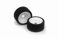 XRAY Front Foam Tire Mounted with Hex Hub (45Deg) - Medium 389544