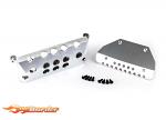 Traxxas Mercedes-Benz G63 Skid Plates Front & Rear (satin-plated finish) 8835