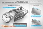 XRAY XT2 Lexan Rear Wings & Body Light 329705