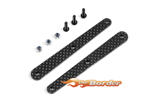 XRAY GT Graphite Braces for Rear Composite Brace - Set 353281 - Afbeelding 2