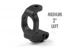 XRAY Composite C-Hub Left - 2° Deg. - Medium - Rubber-Spec 302362