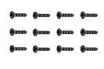 Yellow-RC Countersunk Self Tapping screw 2X15mm (12pcs) YEL13006