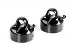 XRAY Xb8 Alu Shock Cap Nut Vent Hole - Swiss 7075 T6 - Black Coat 358054