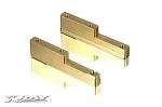 XRAY Brass Engine Mounts - Lower (L+R) - 75g 348714