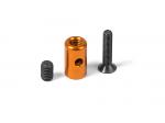 XRAY Alu Exhaust Wire Mount Orange 338741