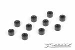 XRAY Alu Shim 3x6x4.0mm - Black (10) 303127-K