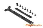XRAY Graphite Chassis Brace Upper Deck - Short Pack (2) 361168