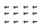 Yellow-RC Round Head Self Tapping screw 2.6X18mm (12pcs) YEL13023