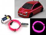 Yeah Racing TRON LED Wire Light Tube Kit Set Light - Pink LK-0029PK