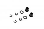 XRAY COMPOSITE SHOCK BUSHING & SHIM FOR ALU CAP (2+2) 368042