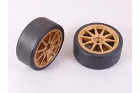 Tamiya Tires Type D & Wheels Fits all Touring Cars 51219