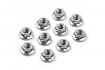 XRAY Nut M4 With Serrated Flange (10) X960240