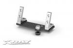 XRAY XII Center Graphite Servo Mount + Alu Stands - Set (Micro) 376216