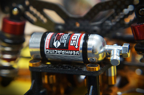 Yeah Racing Alum. NOS Nitrous Oxide Balance Weight Bottle 23g YA-0429BU - Afbeelding 3