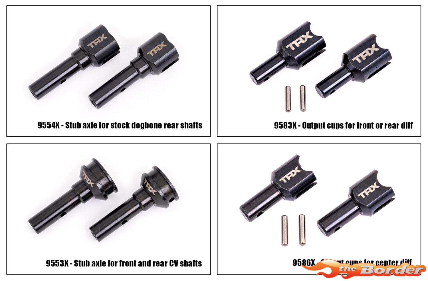 Traxxas Driveshaft Center Assembled - Hardened Steel (Steel Constant Velocity) (1 Front & 1 Rear) 9655X - Afbeelding 6
