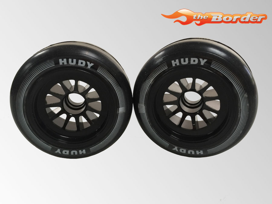 Hudy 1/10 Formula 1 Rubber Tire - Front (2) 803070
