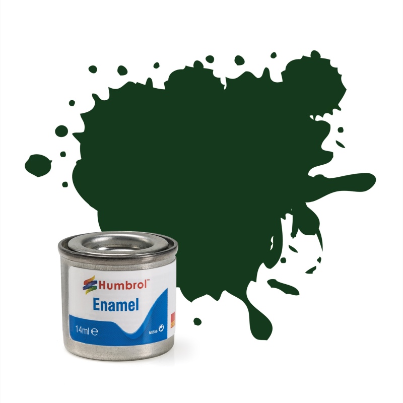Humbrol #03 Brunswick Green Gloss 14ml Enamel Paint 031