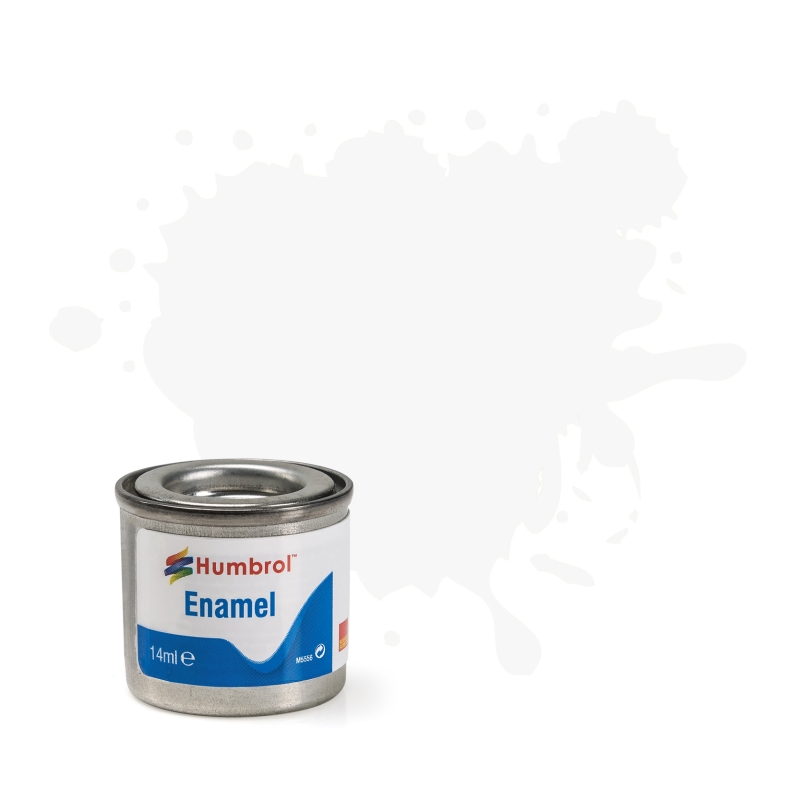Humbrol #22 Gloss White 14ml Enamel Paint 0240