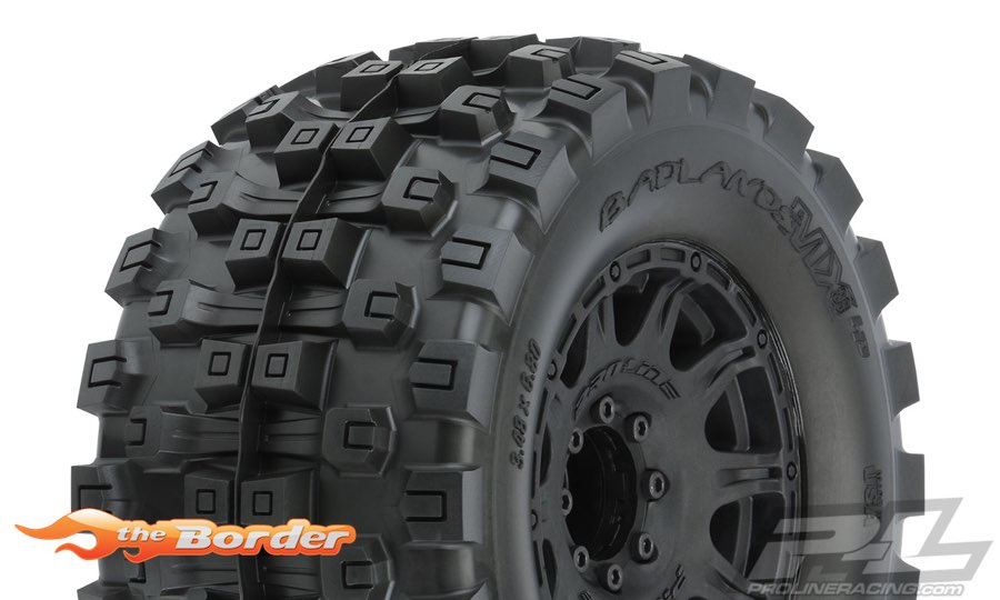 ProLine Badlands MX38 HP 3.8" All Terrain BELTED Tires Mounted 10166-10