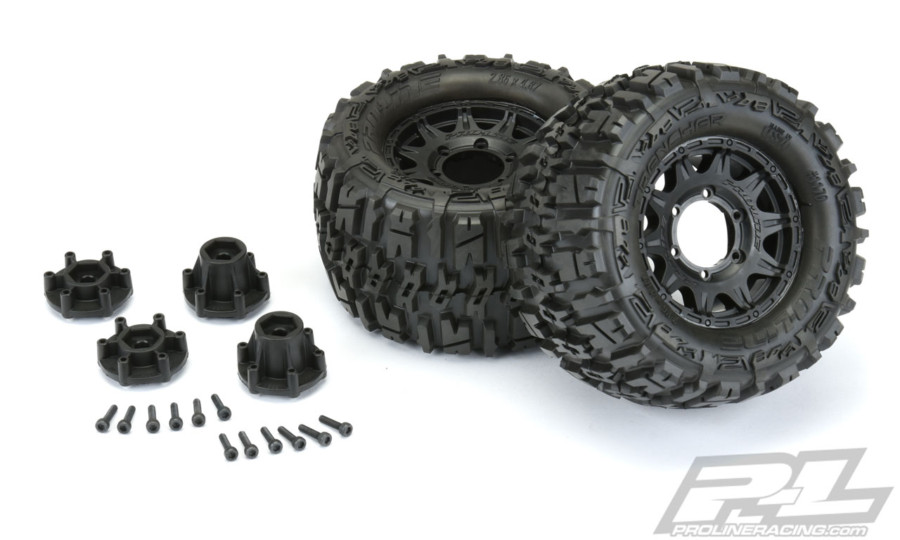 Proline Trencher 2.8" (Traxxas Style Bead) All Terrain Tires Mounted (Front/Rear) 1170-10