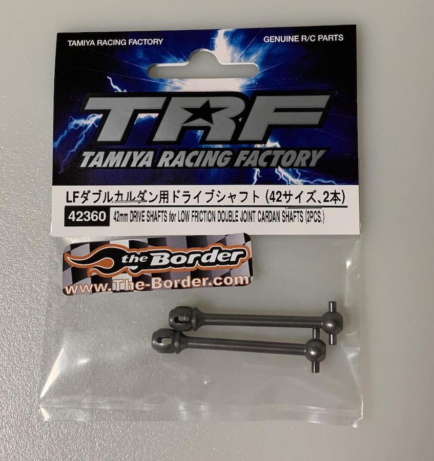 Tamiya TRF 42mm Drive Shafts for Low Friction Double Joint Cardan Shafts (2pcs) 42360