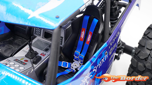 Yeah Racing Safety/Seat Belt 1/10 Scale - Red YA-0558RD