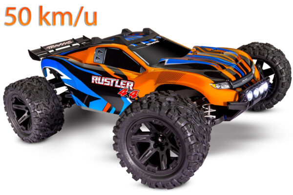 Traxxas Rustler 4x4 RTR 4WD Stadium Truck met LED (Met batterij/lader) 67064-61