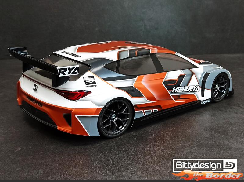 BittyDesign HIBERYA 1/10 clear body 190mm for FWD BDFWD-190HBY - Afbeelding 4