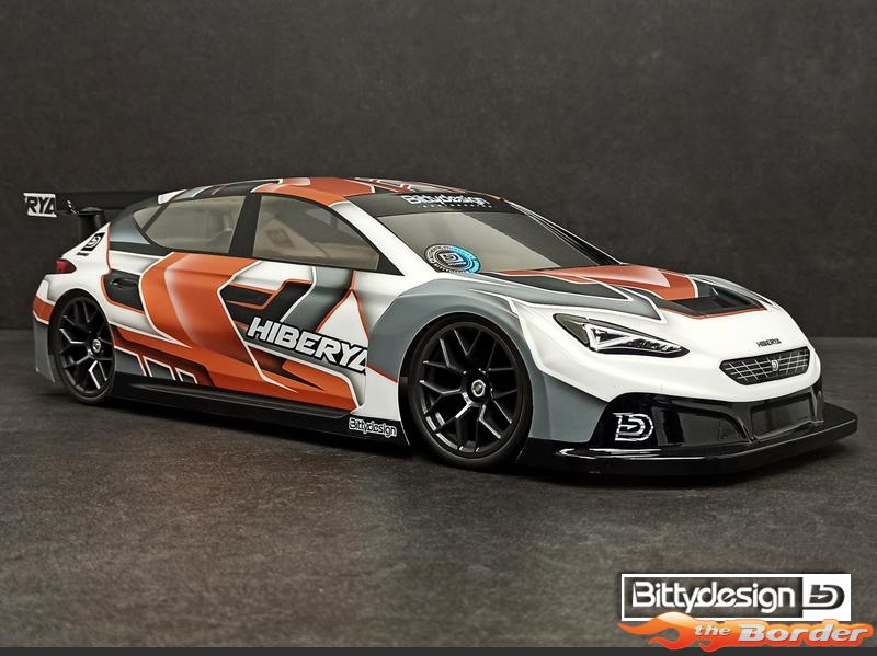 BittyDesign HIBERYA 1/10 clear body 190mm for FWD BDFWD-190HBY - Afbeelding 5