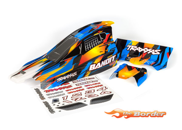 Traxxas Body Bandit Pre-Painted Blue + Wing 2436X