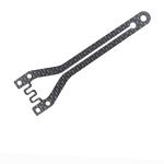 XRAY X4G'23 Graphite Upper Deck - Split Front - 2.0MM 301079