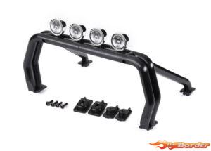 Traxxas Roll bar (black)/ mounts (left & right) 9262R