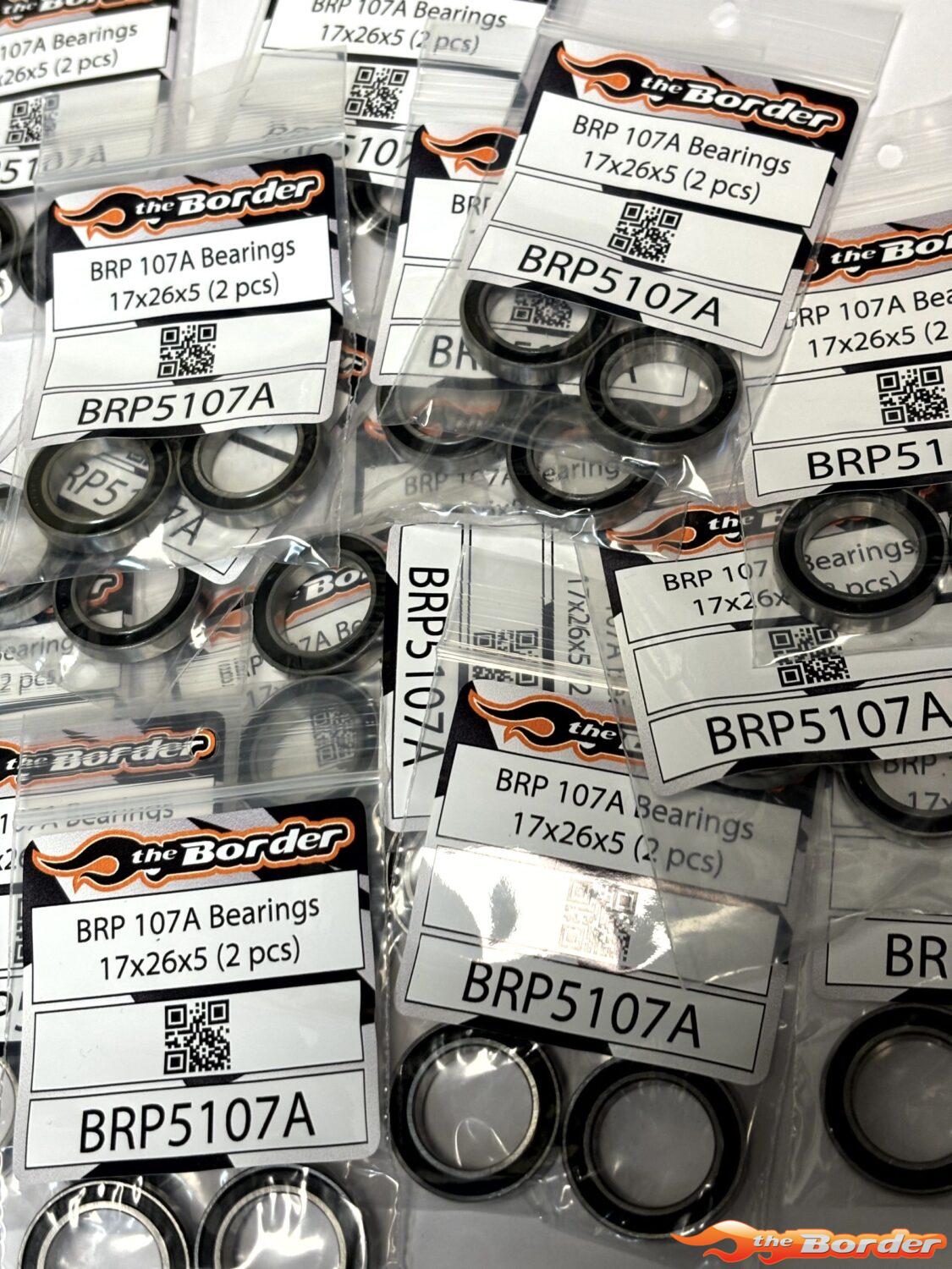 BRP Ball Bearing Black Rubber Sealed (17x26x5mm) (2) 5107A - Afbeelding 3