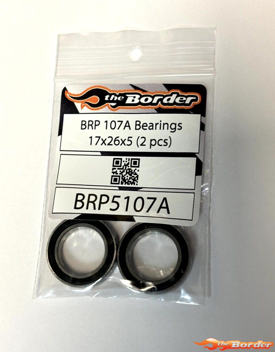 BRP Ball Bearing Black Rubber Sealed (17x26x5mm) (2) 5107A - Afbeelding 4