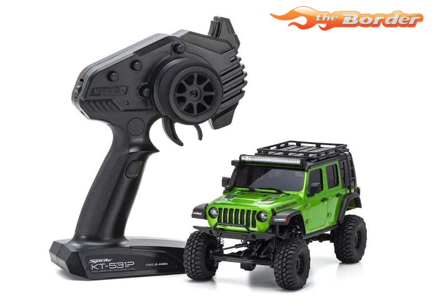 Kyosho Mini-Z 4X4 MX-01 Jeep Wrangler Rubicon Green (KT531P) 32528GR