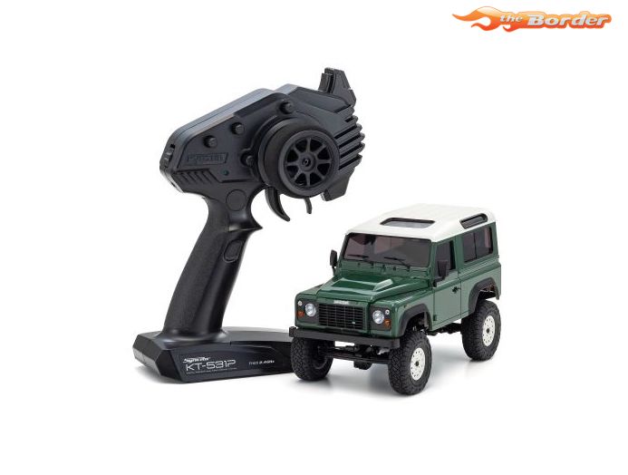 Kyosho Mini-Z 4x4 MX-01 Land-Rover Defender Coniston Green (KT531P) 32529GR