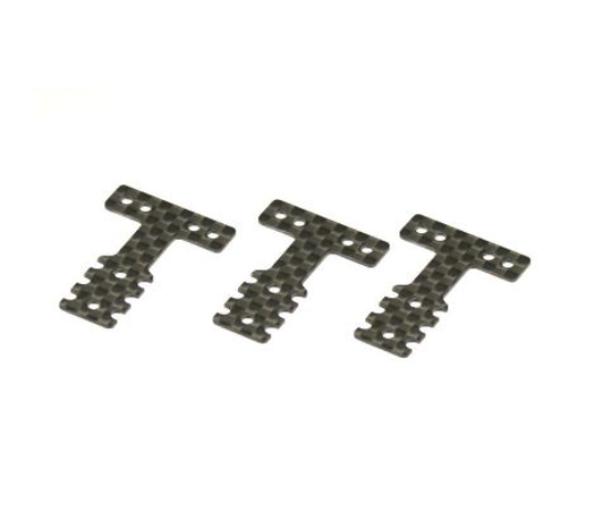 Kyosho Mini-z MR03 Carbon Rear Suspension Plate Set Soft (MM/LM) MZW403S