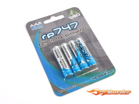 TRP Hi-Voltage 747mAh Rechargeable NiMH Battery AAA (4pcs)