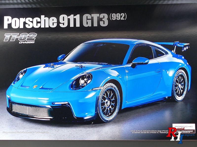 Tamiya 1/10 Porsche 911 GT3 (992) TT-02 Chassis 58712