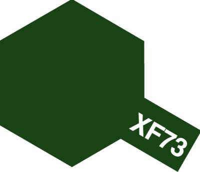 Tamiya Acrylic XF-73 Dark Green JGDSF - 23ml Bottle 81373 - Afbeelding 3