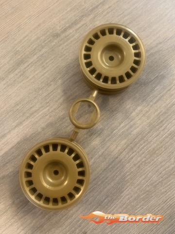 Tamiya Wheels 2 pcs. Gold Subaru - Impreza 0992037-02Gold