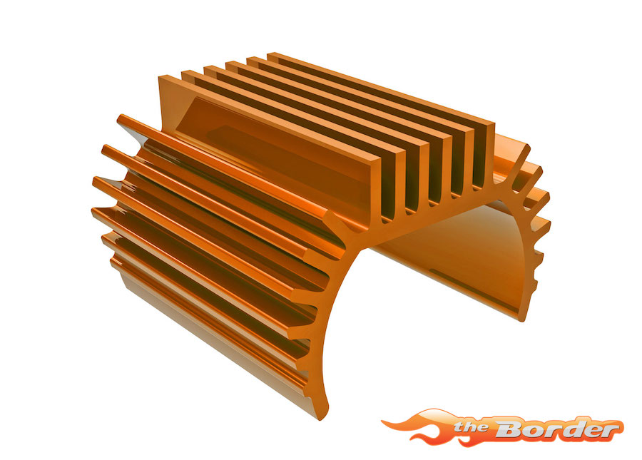 Traxxas Heat sink, Titan 87T motor (6061-T6 aluminum, orange-anodized) (for TRX-4M) 9793-ORNG