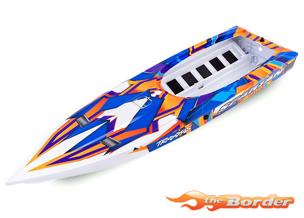 Traxxas Spartan Hull - Orange Graphics (Fully Assembled) 5737T