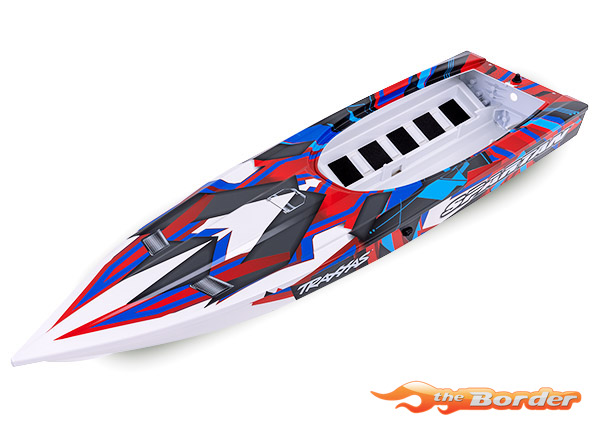 Traxxas Spartan Hull - Red Graphics (Fully Assembled) 5737R - Afbeelding 3
