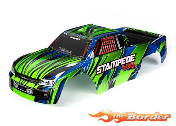 Traxxas Stampede Body Groen/Blauw (Painted) 3620G