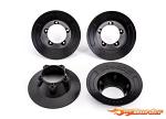 Traxxas Wheel Covers - Black (4) (fits 9572 Wheels) 9569
