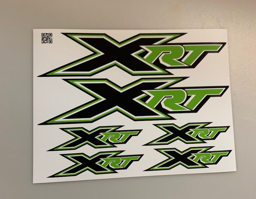 XRT Logo Sticker - Groen BRPD1044