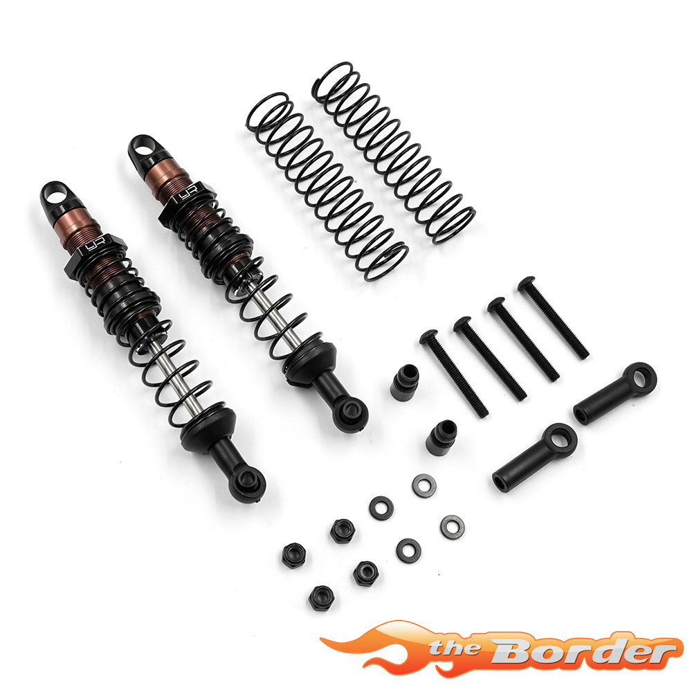 Yeah Racing 90mm Desert Cobra Dual Spring Damper - Black DDC-090BK